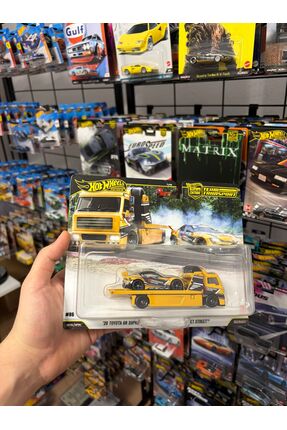 ERG DİECAST HotWheels Toyota GR Supra Team Transport (YD) Model Araba (Sarı)