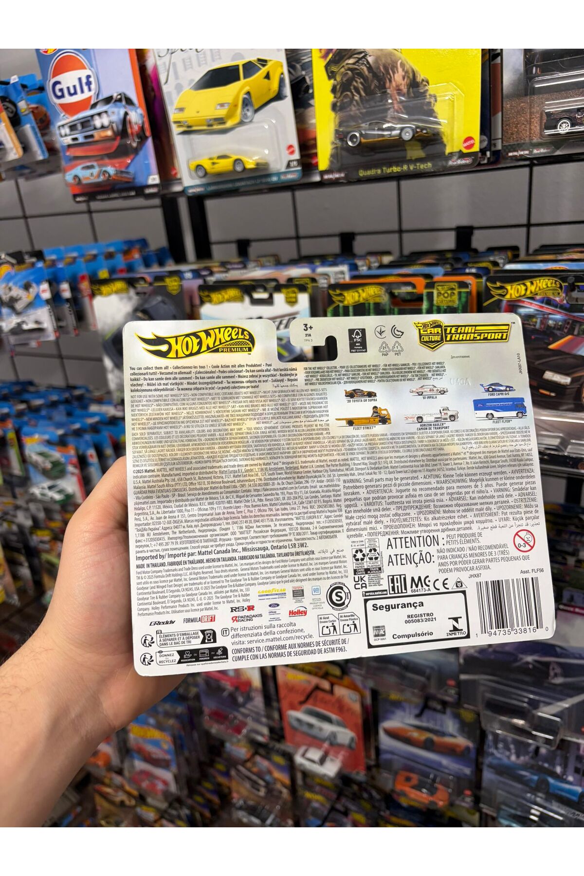 HOT WHEELS HotWheels Toyota GR Supra Team Transport (YD) Model Araba (Sarı) fotoğrafı 2 (önizleme)