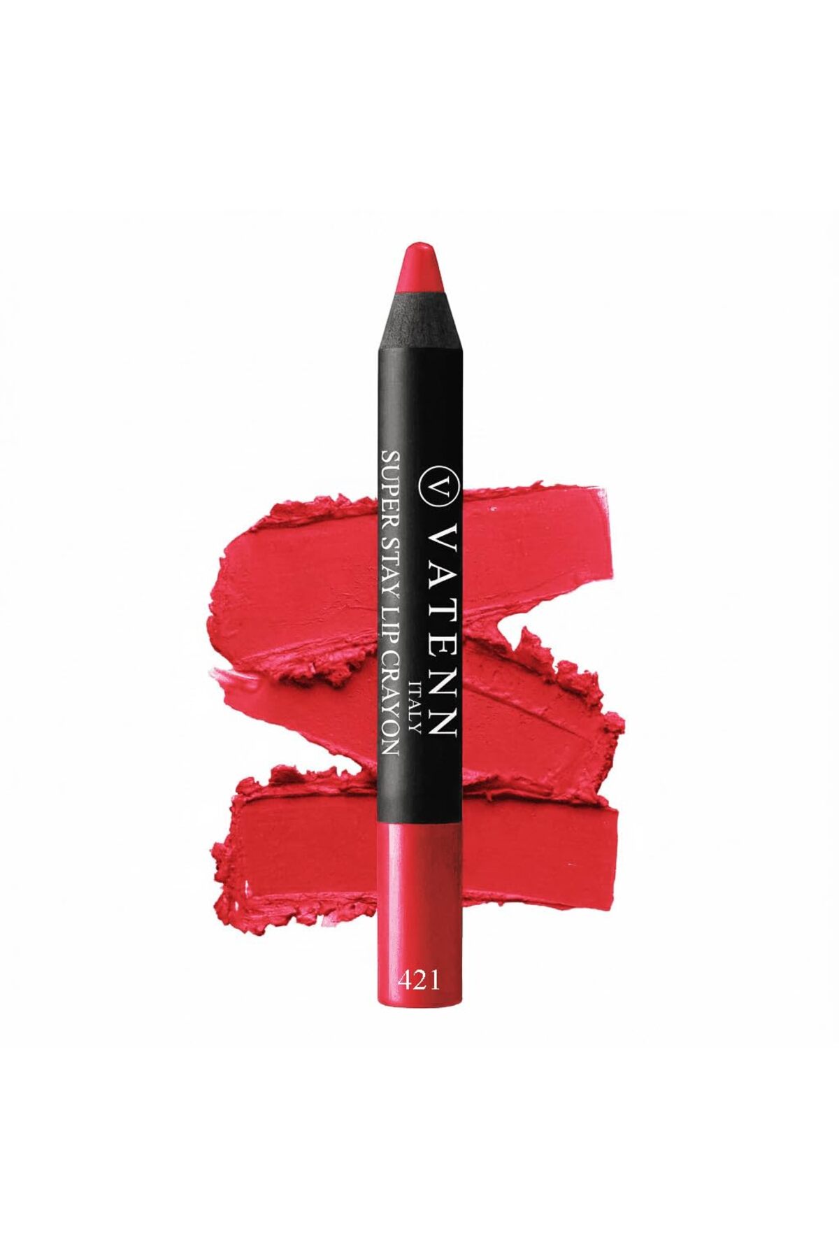 VATENN ITALY super stay lip crayon 421– Non-Dry Smooth Matte Lipstick, Waterproof & Smudge-Proof Long-Lasting
