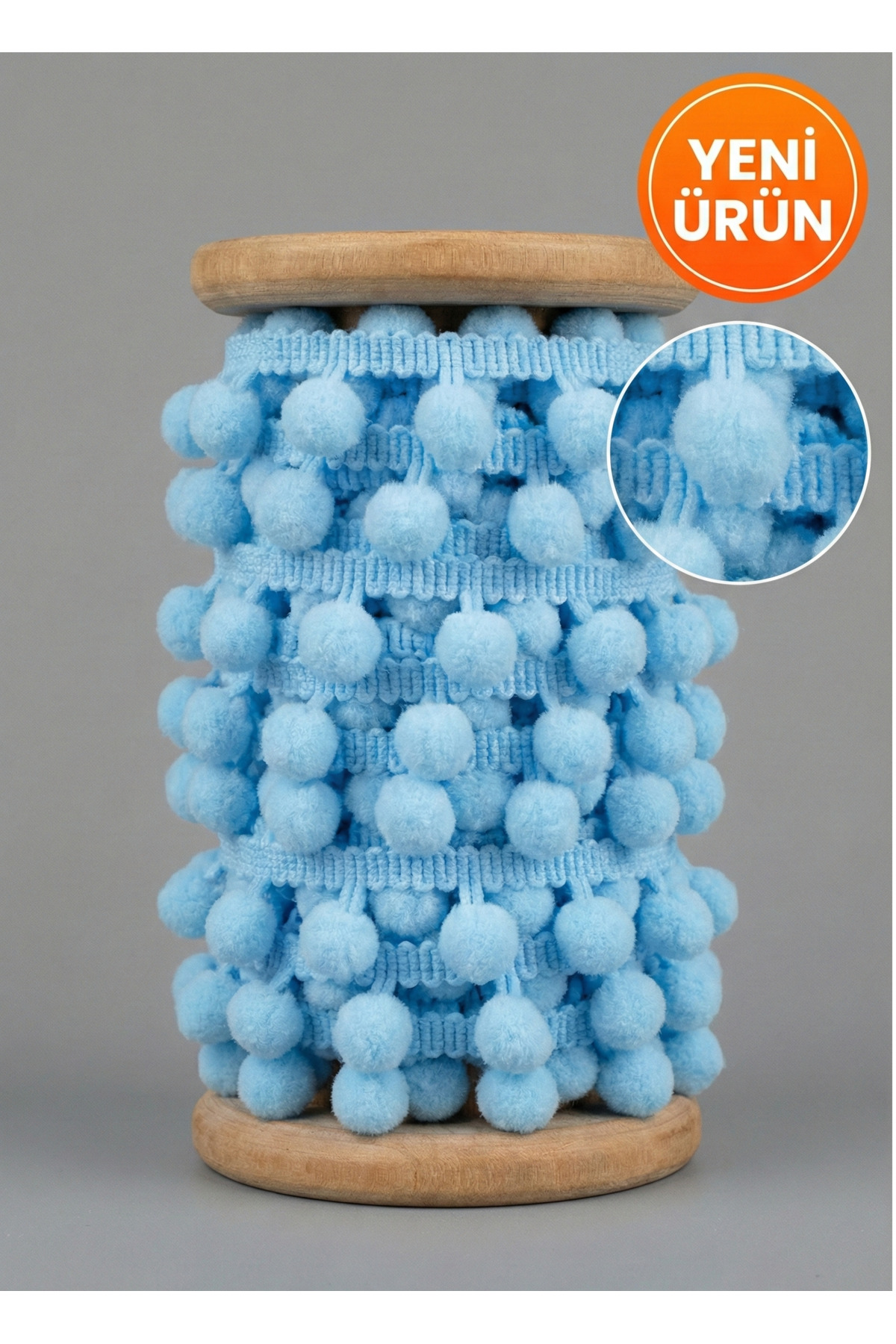 Pompom Strip 4 Meters Decorative Ornament Strip Henna Party Organization and Craft Material
