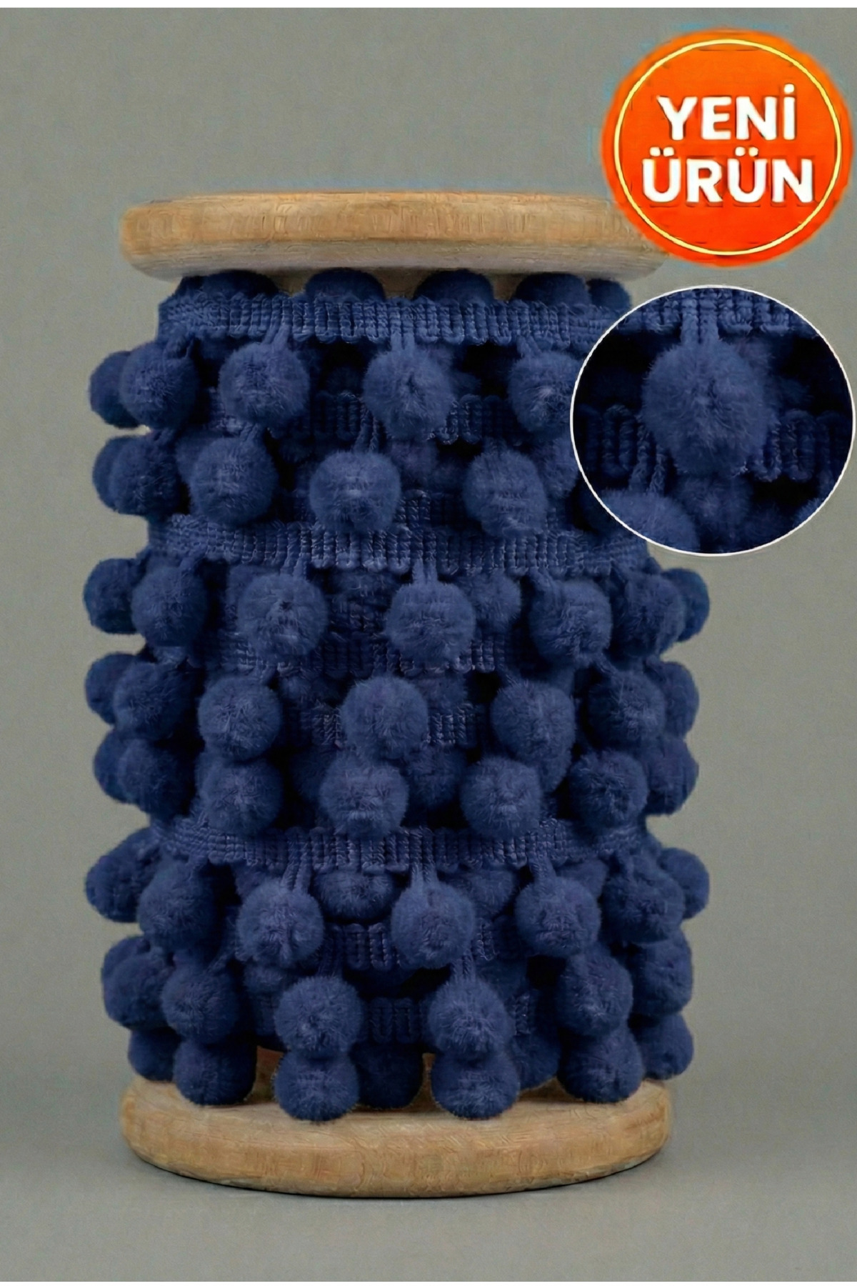 Pompom Strip 4 Meters Decorative Ornament Strip Henna Party Organization and Craft Material
