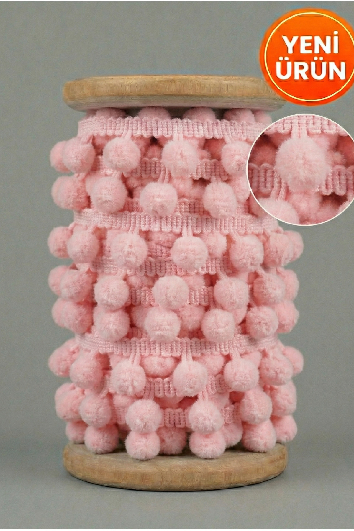 Pompom Strip 4 Meters Decorative Ornament Strip Henna Party Organization and Craft Material