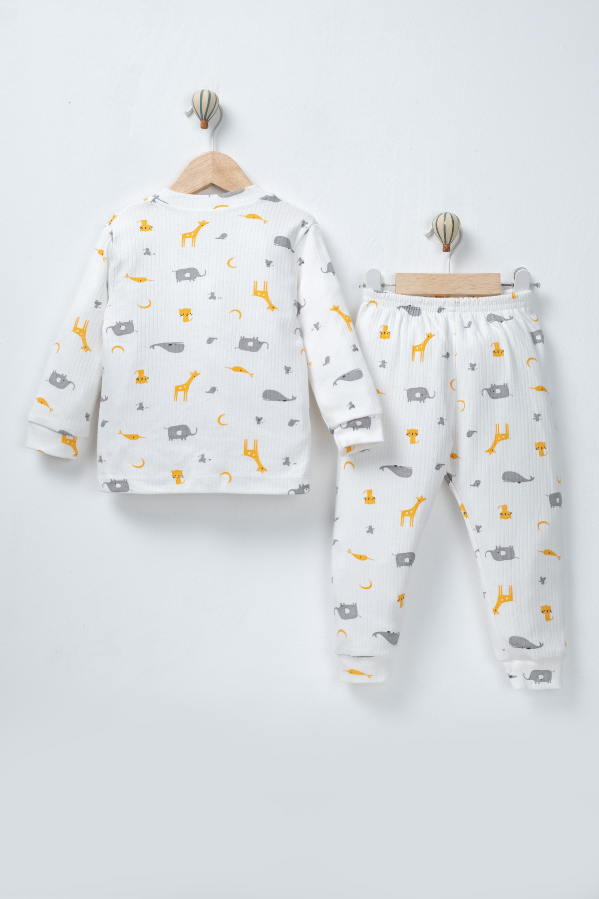 TWOO KİDS Erkek Bebek&Çocuk Organik 2'li Pijama Takımı Set fotoğrafı 5 (önizleme)
