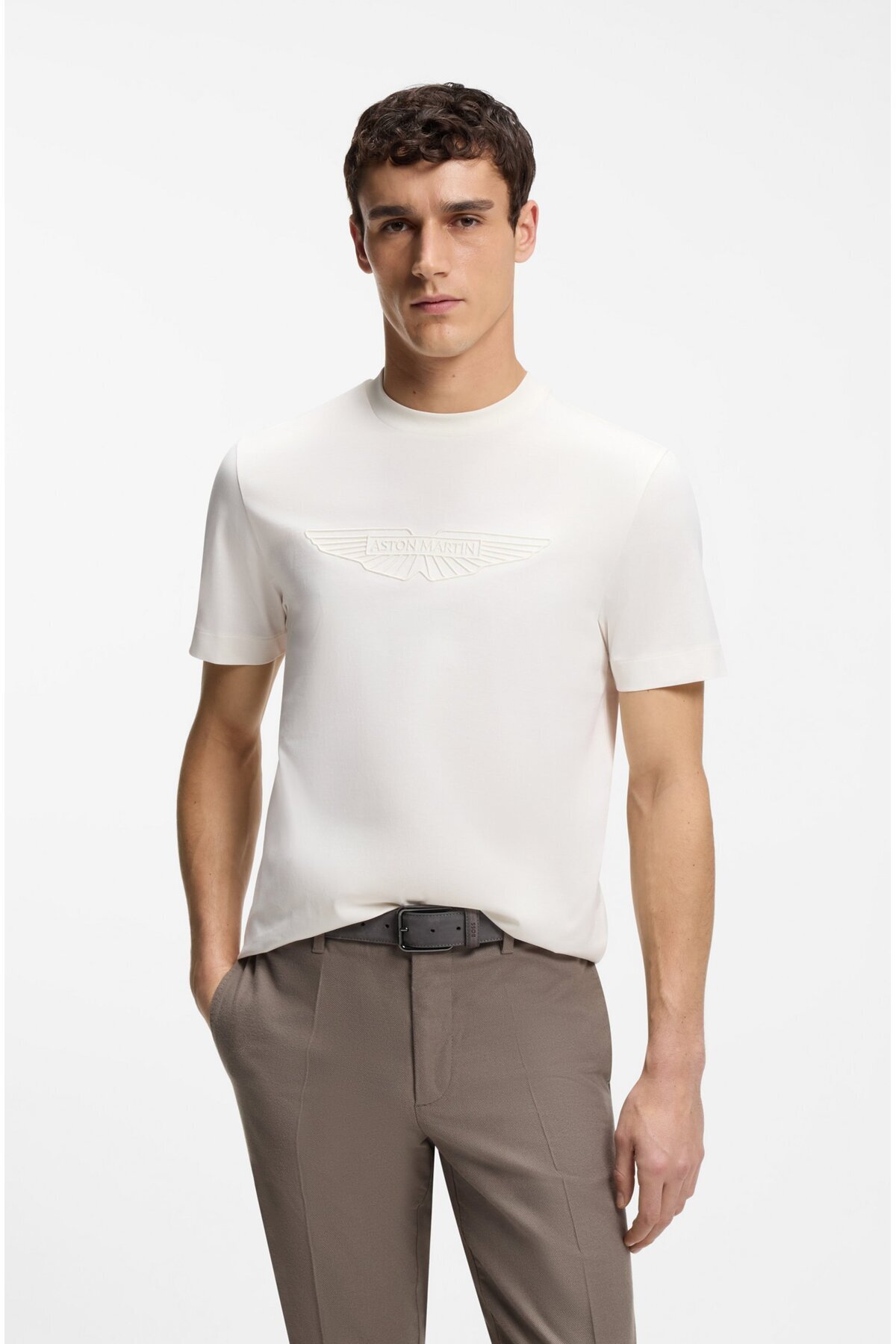 باس تی شرت آستین کوتاه مردانه طرح اسب تک شاخ کد ۵۰۵۵۵