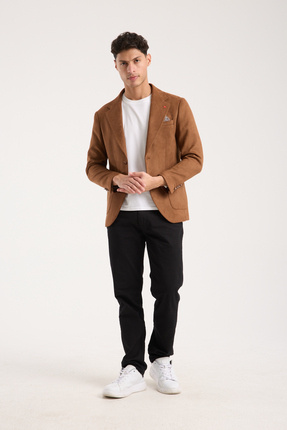 Dia Suit Süet Tek Ceket