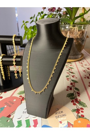 AYMDSNG VİP GOLD ÜÇGEN MODEL KOLYE