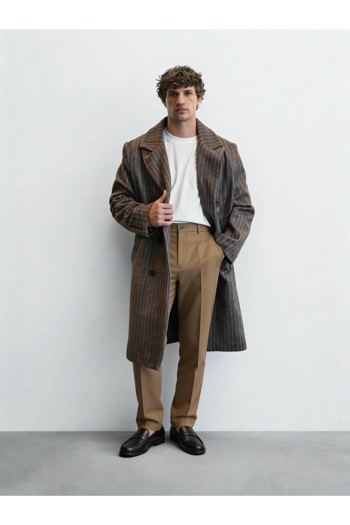 Atelier Old Money  Valmont Strada Kahve Oversize Palto FW5941