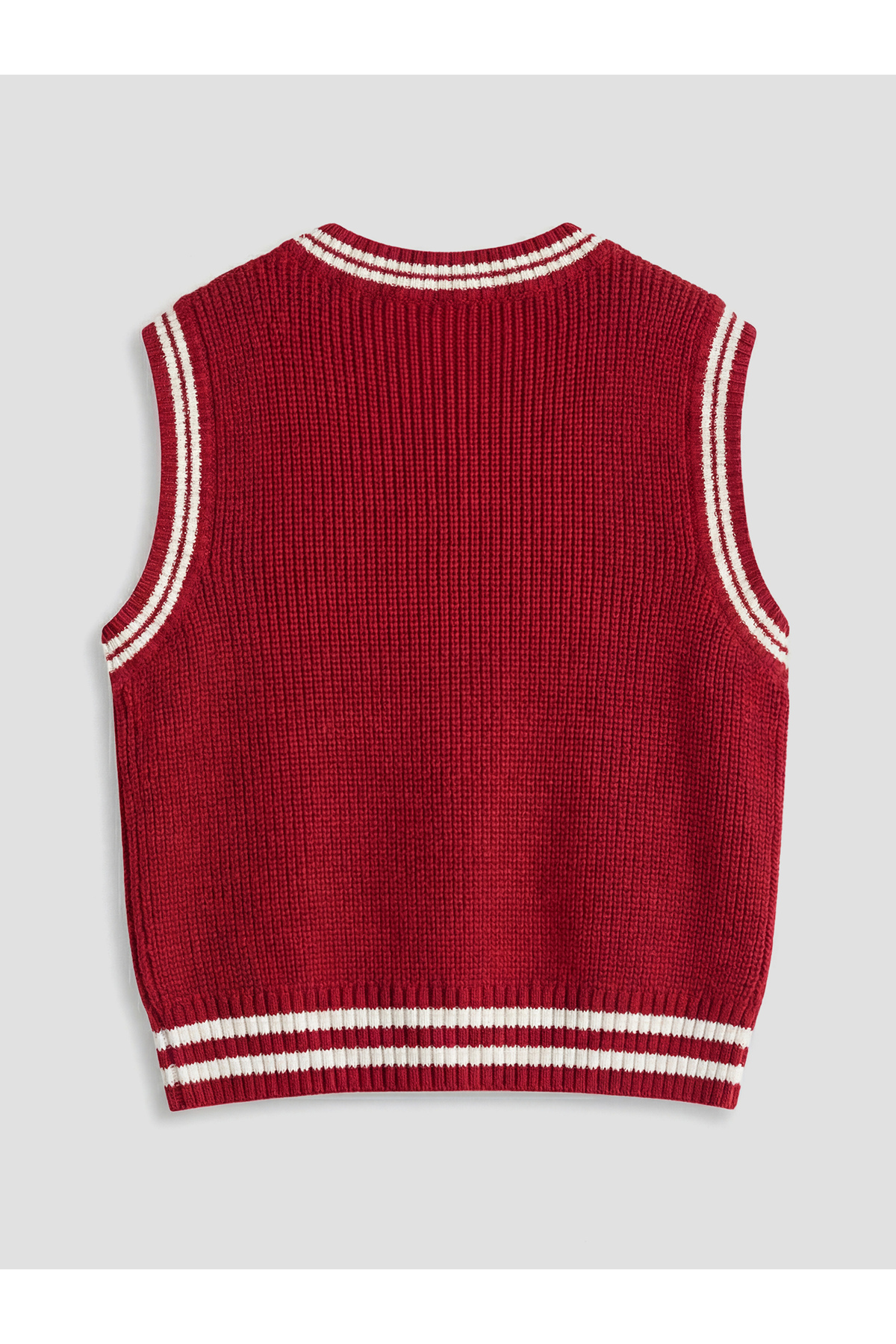 LC Waikiki Kırmızı V Yaka Hello Kitty Nakışlı Kız Çocuk Triko Süveter fotoğrafı 2 (önizleme)