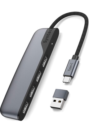 SYNTECH 4 Port Usb-C To USB Hub | Type-C – USB 3.0 Çoklayıcı | Laptop, Macboo...
