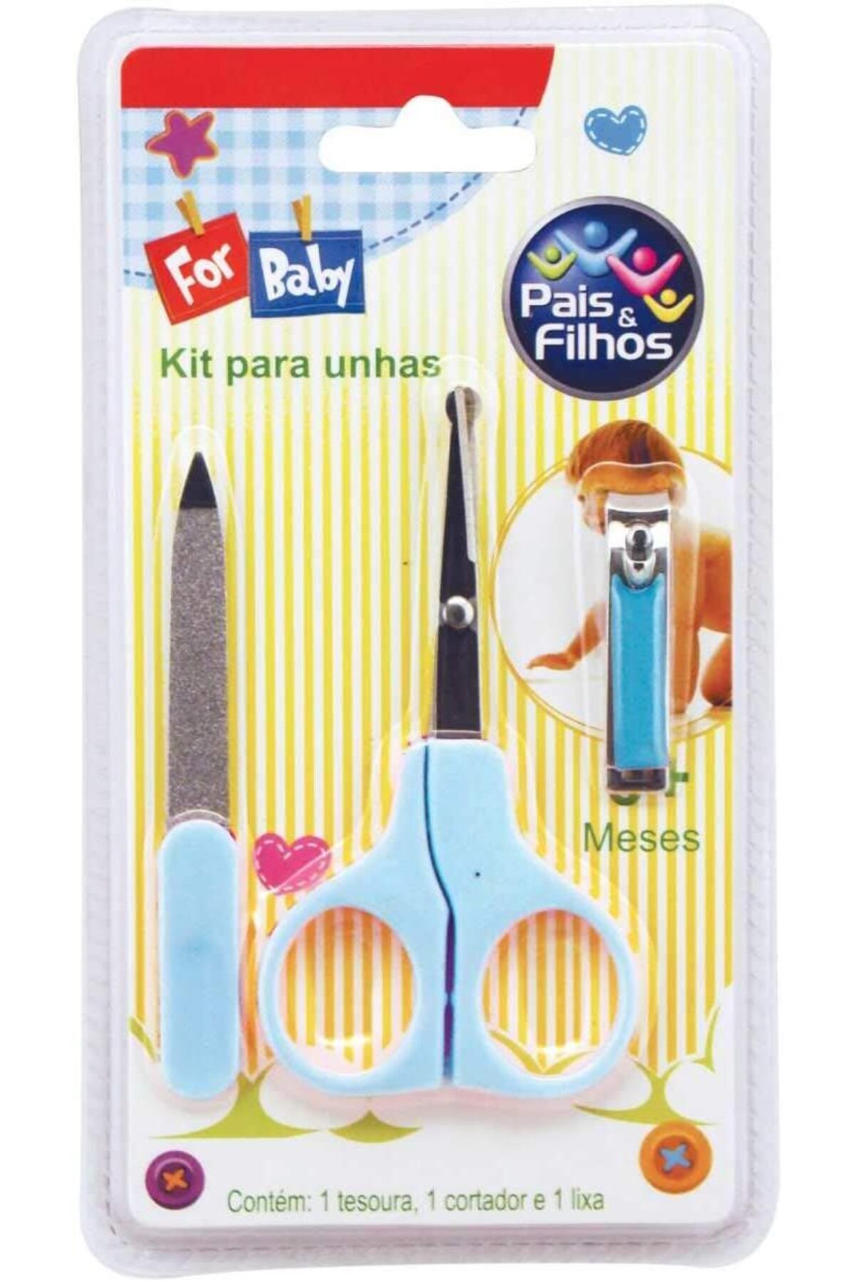 Practika 4.5 Cm Baby Nail Care Set Stainless Steel Tools For Gentle Grooming fotoğrafı 2 (önizleme)