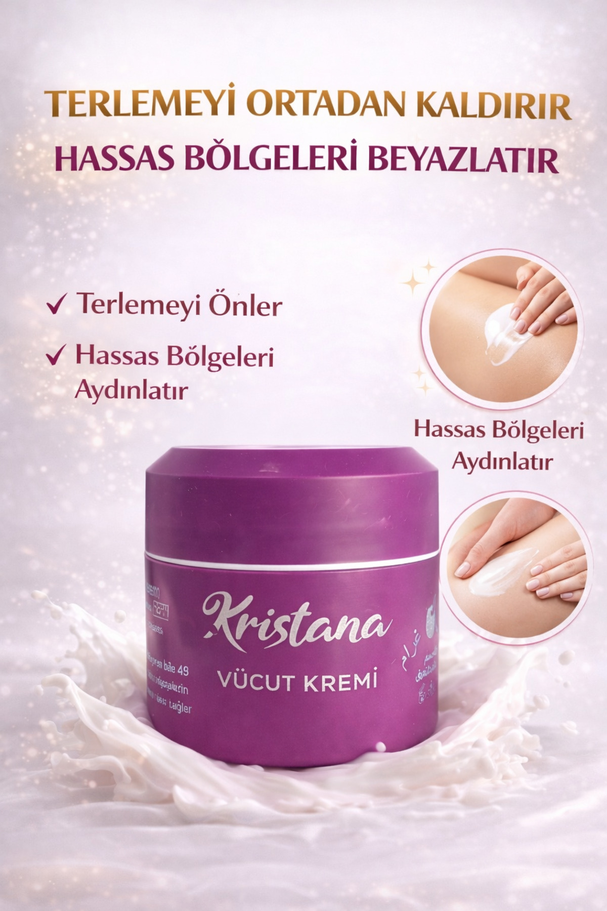 KRISTINA T Kristana Yoğun Nemlendirici Vücut Kremi – Hassas Bölge Bakım Kremi — krems123