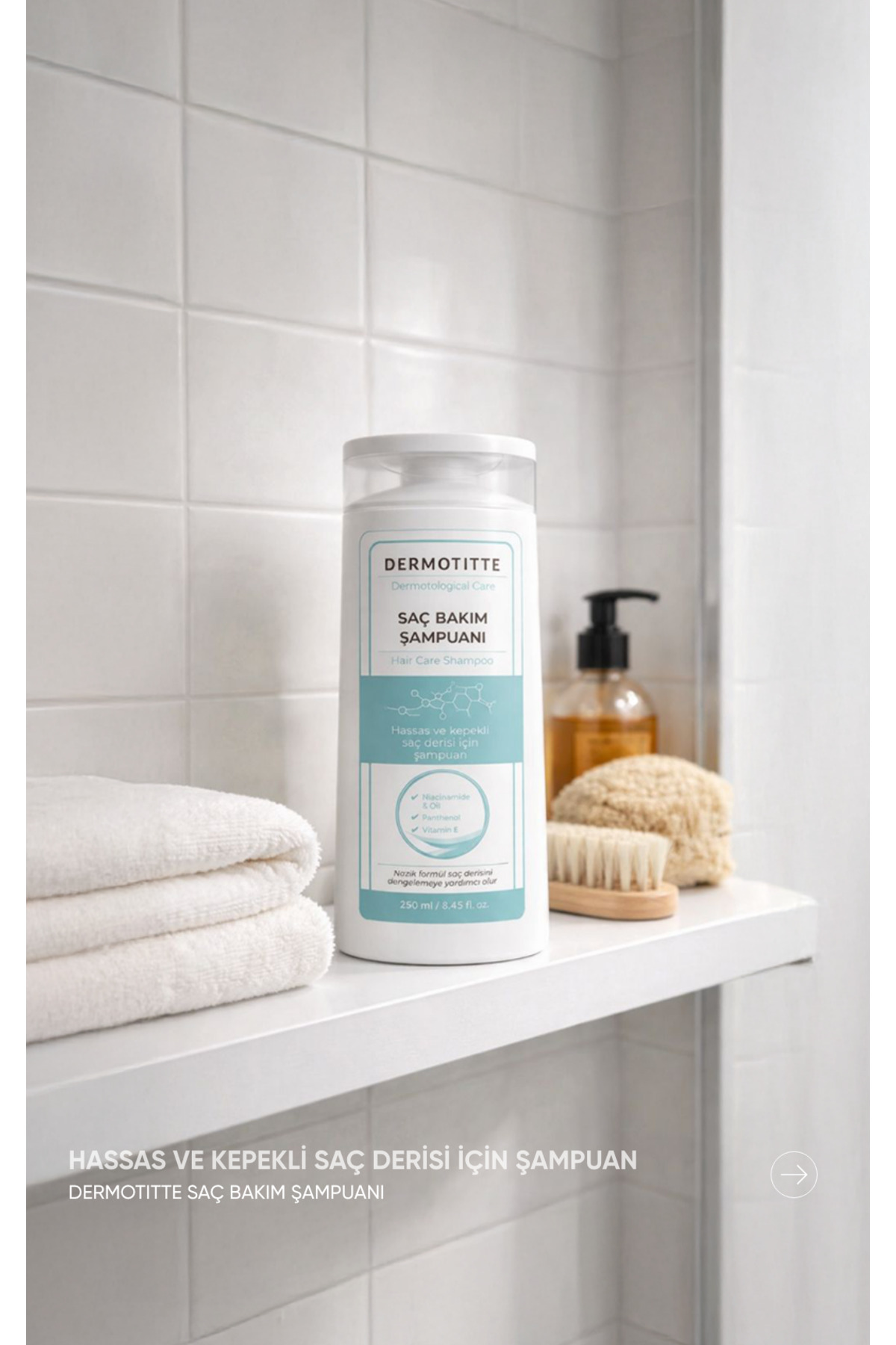 Dermotitte Bariyer Onarım Seti | Saç Bakım Şampuanı 250 ml + Onarıcı Krem — Avantajlıpaket — تصویر 2 از 8