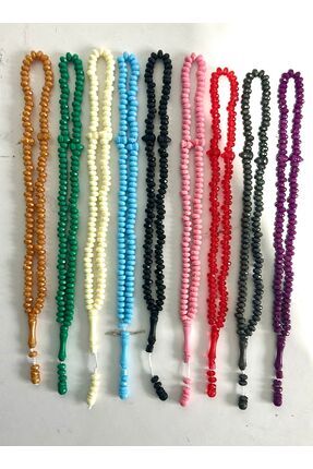SHR 60 Adet Karışık Renk Dağıtmalık Zikir Tesbihi 8mm – Namaz Tesbihi, Hediye...