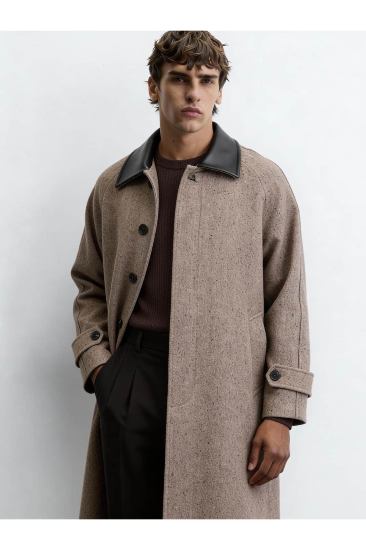 Atelier Old Money  Monaco Wool Overcoat FW5921 - Görsel 3