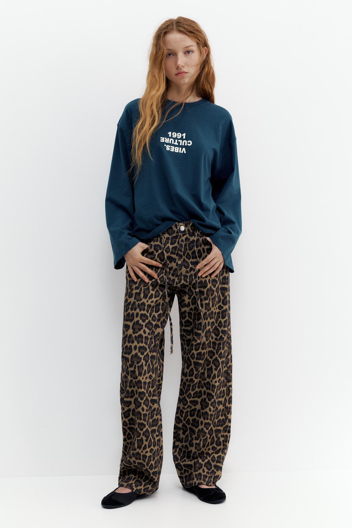 Pull & Bear  Street Culture grafik tişört - Görsel 3