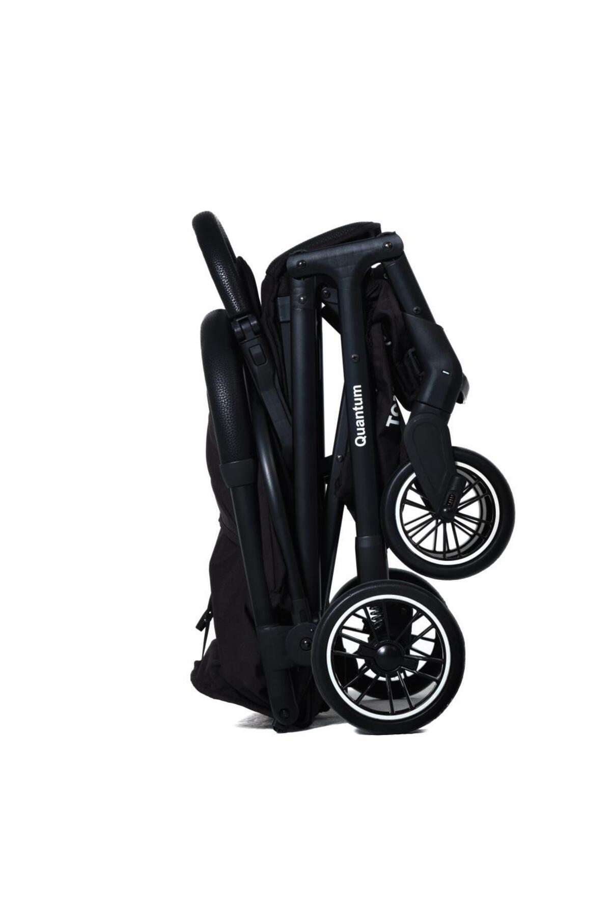 Tommybaby Quantum Kabin Travel Bebek Arabası Kabin Boy Bebek Arabası Pedli Katlanabilir Yağmurluk Hediye fotoğrafı 7 (önizleme)