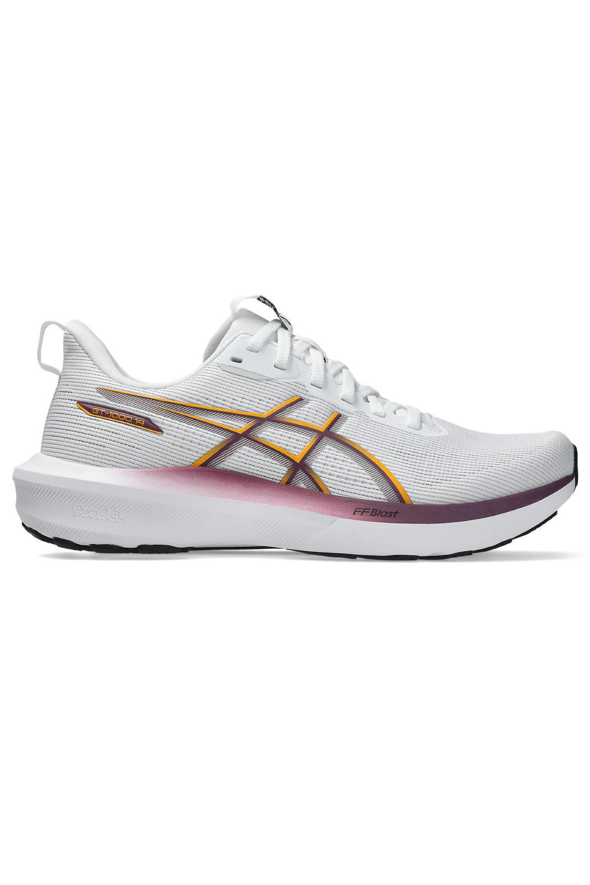1_org_zoom GT-1000 14 کفش Asics اسیکس دوی زنانه سفید/آبی بل 1012B859-101 اورجینال - تصویر 1