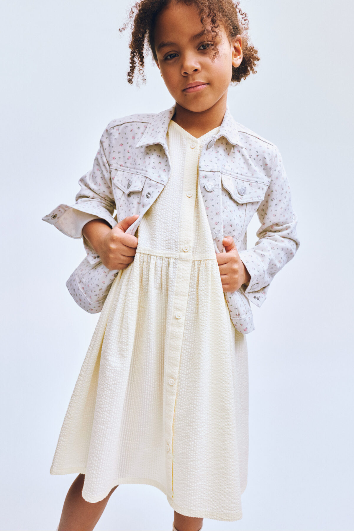 H&M Kolsuz Gofre Elbise fotoğrafı 3 (önizleme)