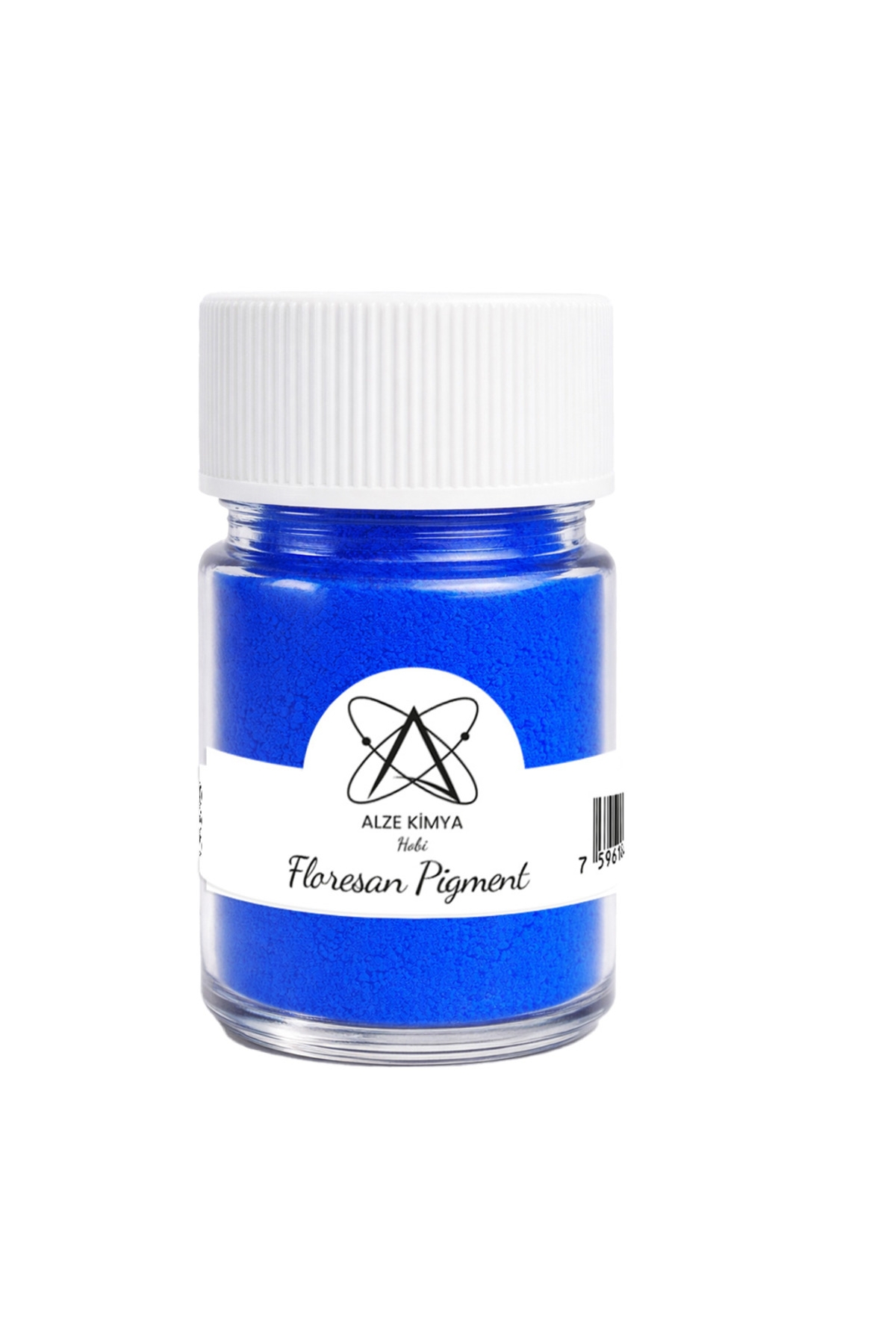Alze Kimya Hobi Floresan Mavi Neon Pigment Toz Epoksi Pigmenti
