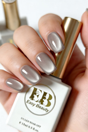 Easy Beauty Kedi Gözü Kalıcı Oje - Korean Cat Eye- TPO İçermez - Protez Tırna...