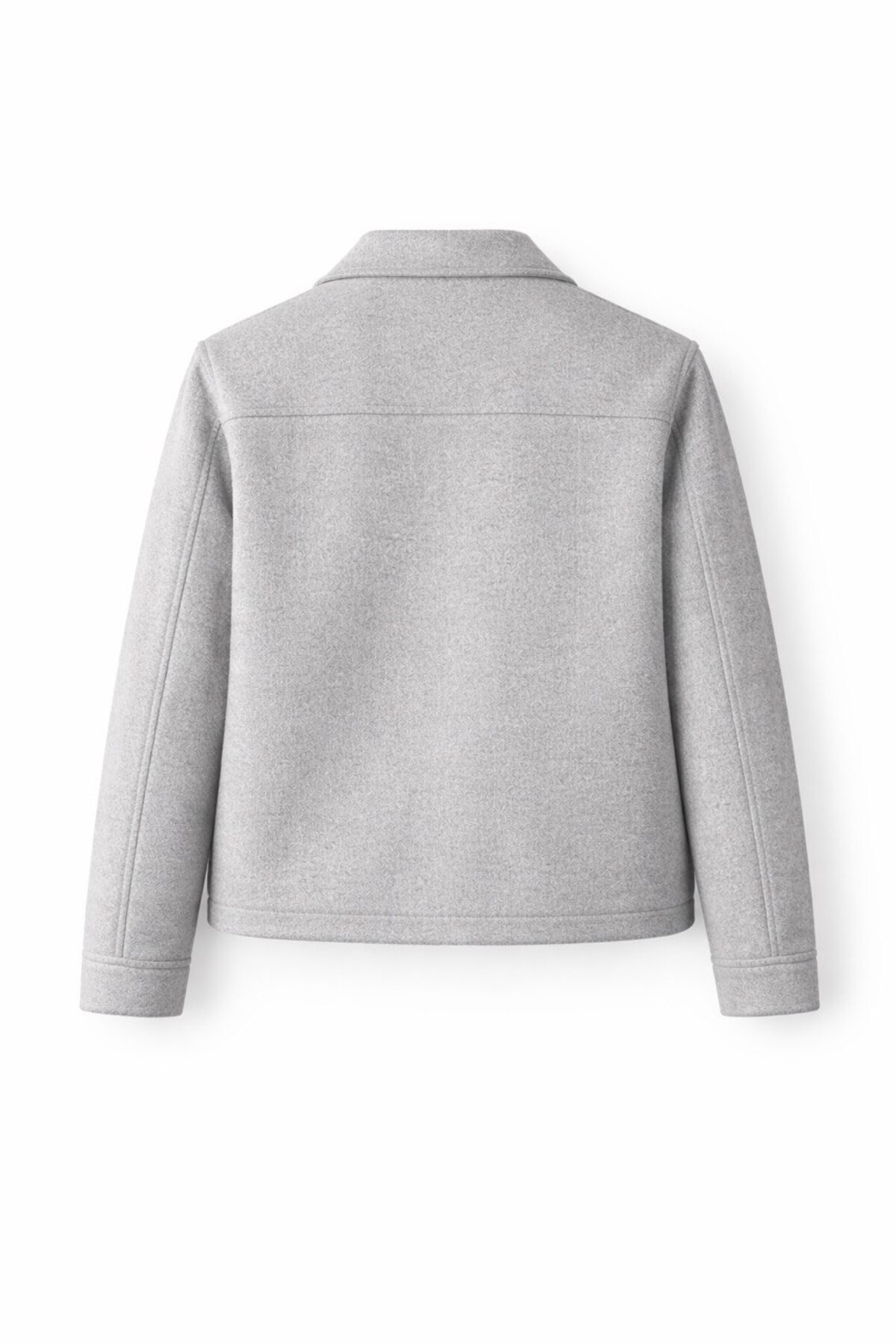 BASEL.CO Premium Çift Fermuar Detaylı Kaşe Ceket - Cool & Comfort Tasarım görsel 2