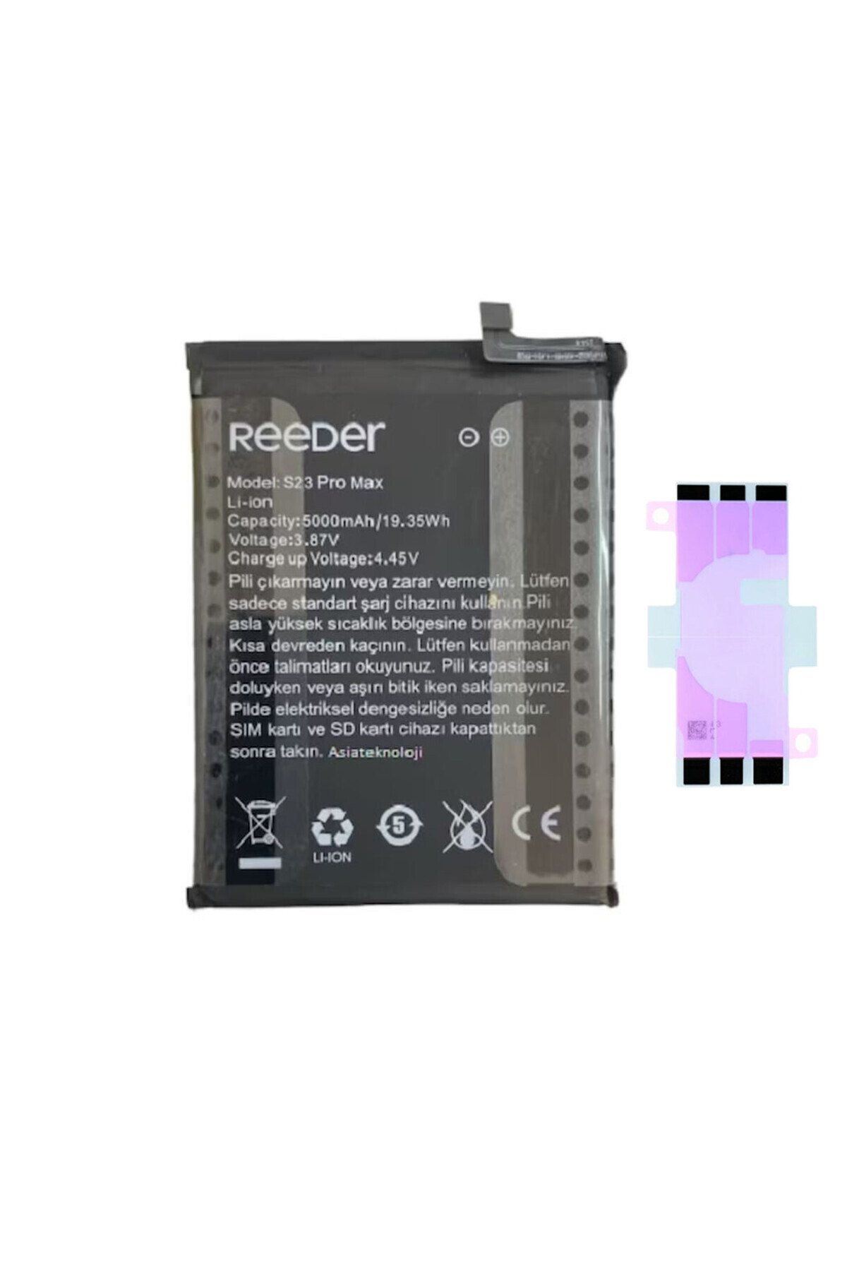 Reeder S23 MAX PRO Battery Battery High Quality Tried New Dated