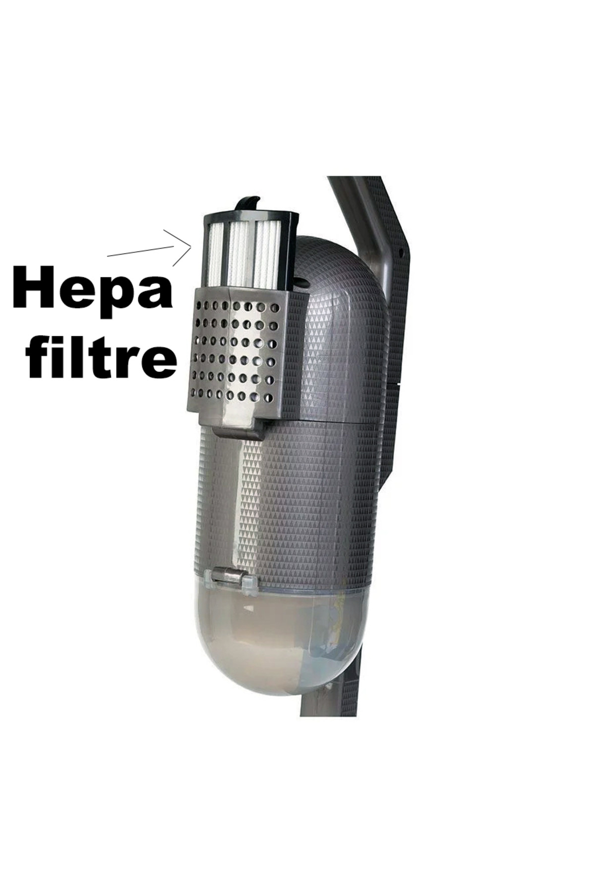 SEKAPARTS Pratik XL P1300 Toz Haznesi + HEPA Filtre | Dik Süpürge