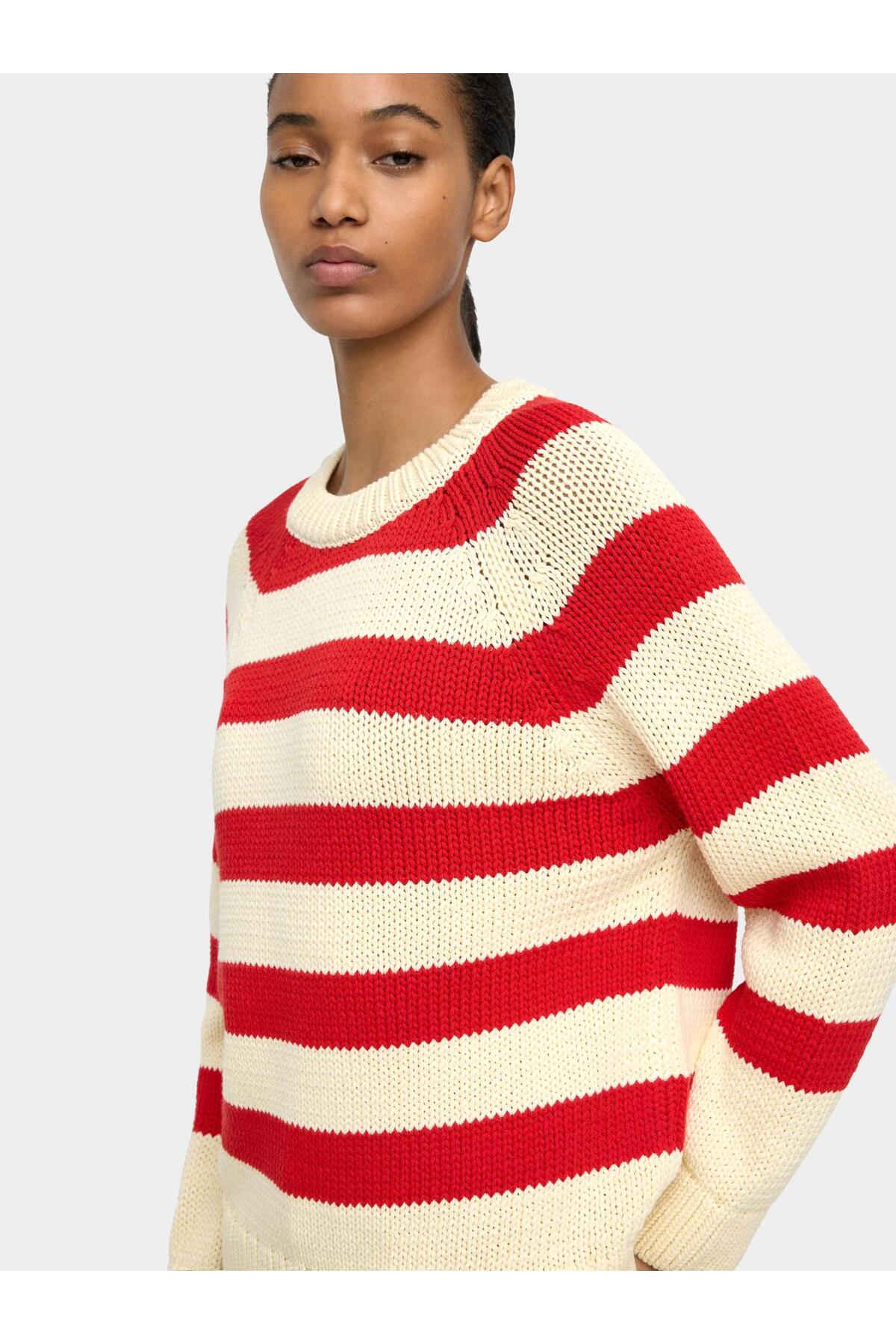 Parfois  Kadın Çizgili Örme Kazak - Görsel 3