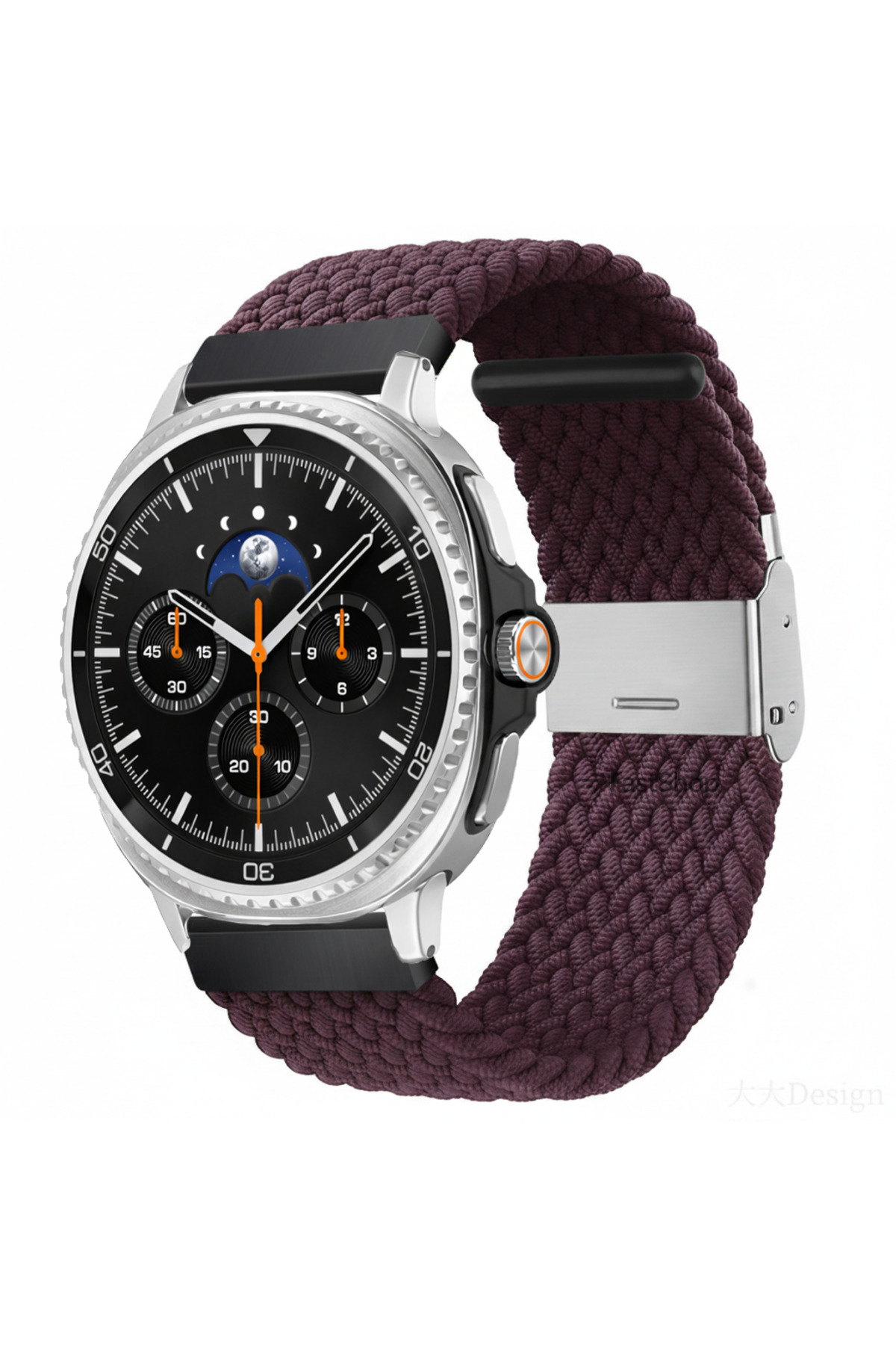 Samsung Galaxy Watch 8 40mm / 44mm / 46mm Classic Compatible Metal Clips Fabric Mesh Smart Watch Strap