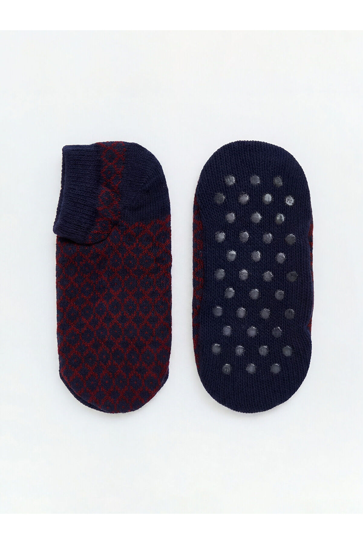 LC Waikiki LCW ACCESSORIES Lacivert Erkek İçi Pelüş Triko Ev Çorabı görsel 2
