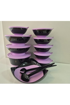 Tupperware Damla set 12'li saklama ve servis kabı