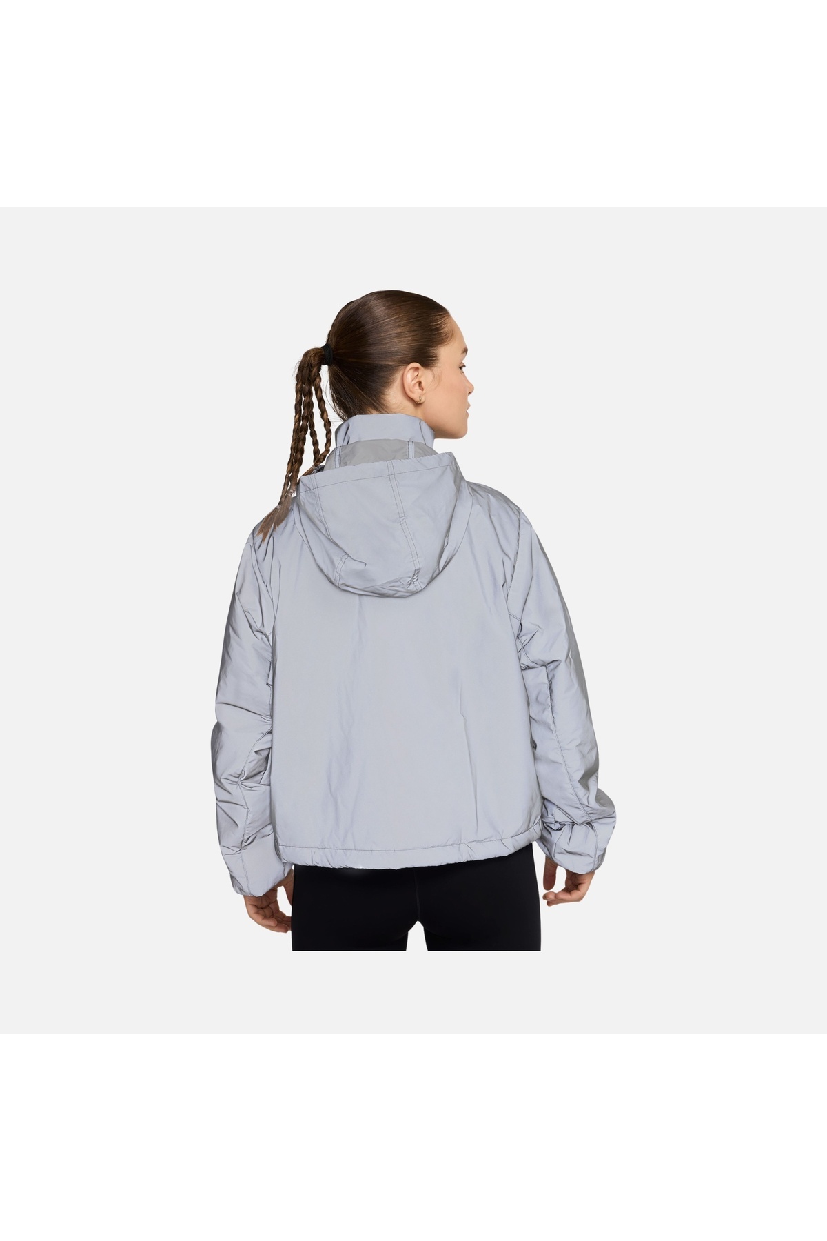 Nike Run Division Therma-Fit Reflective Running Full-Zip Kadın Gri Reflektörlü Spor Ceket / FV6420-011 görsel 7