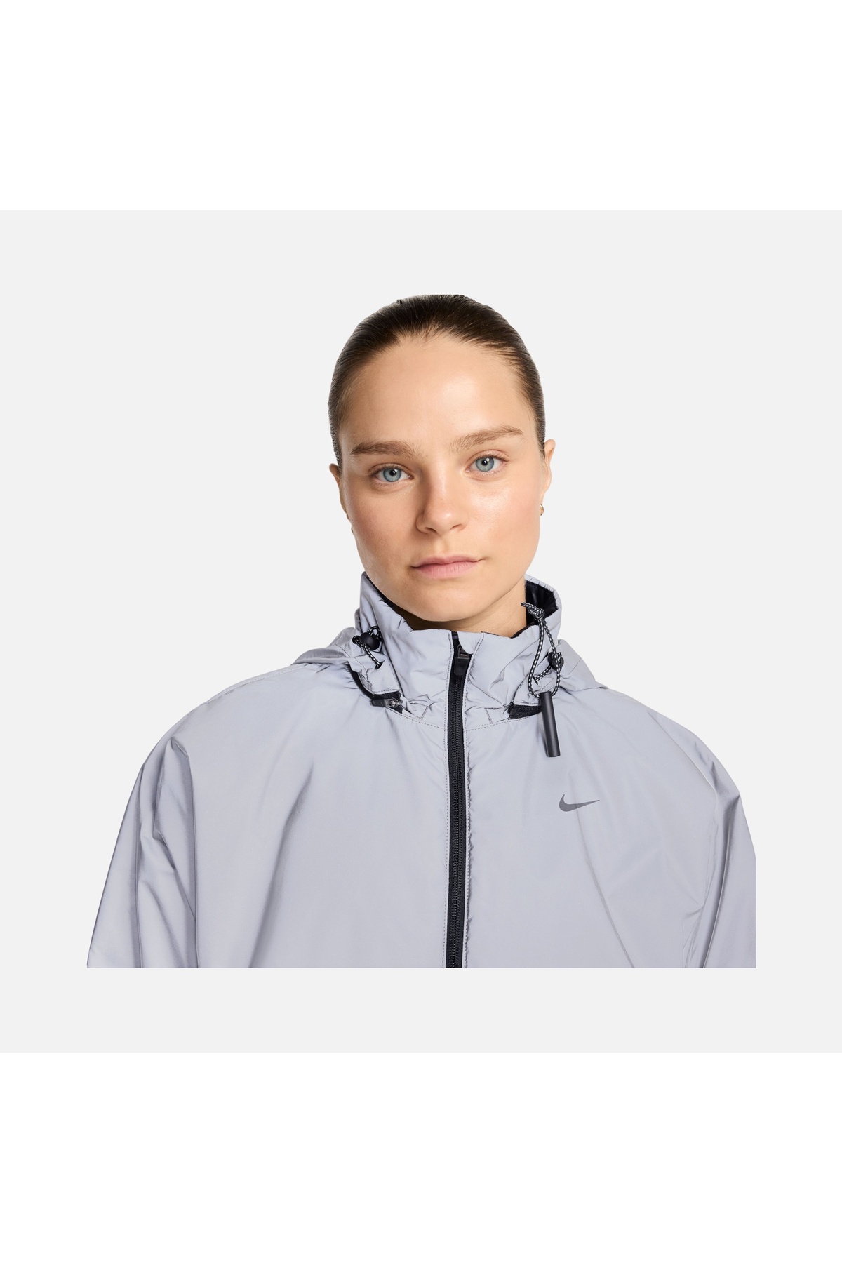 Nike Run Division Therma-Fit Reflective Running Full-Zip Kadın Gri Reflektörlü Spor Ceket / FV6420-011 görsel 6
