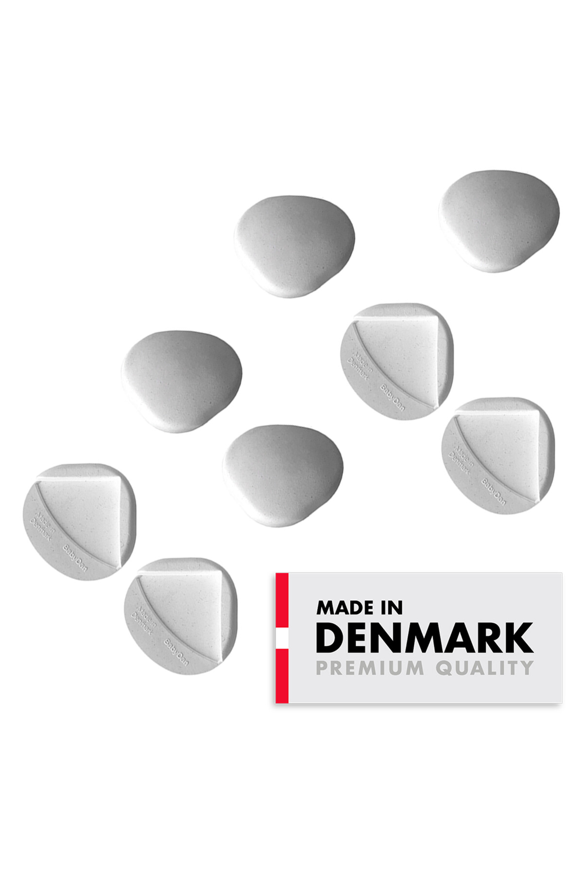 Babydan Bebek ve Çocuklar için Köşe Koruyucu - 8 adet - Beyaz fotoğrafı 2 (önizleme)