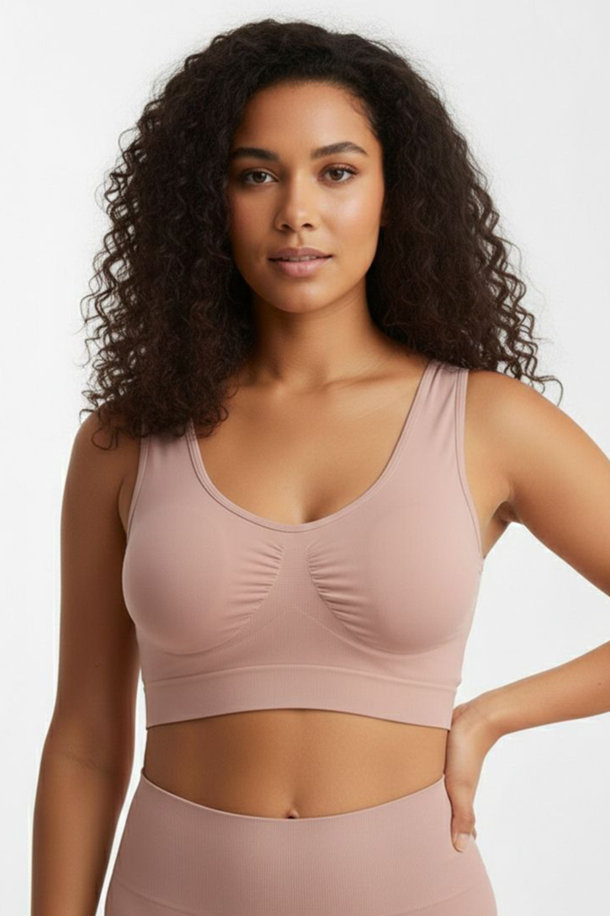 F&W FİT WOMEN Toparlayan Kalın Askılı Pedli Büstiyer 5040
