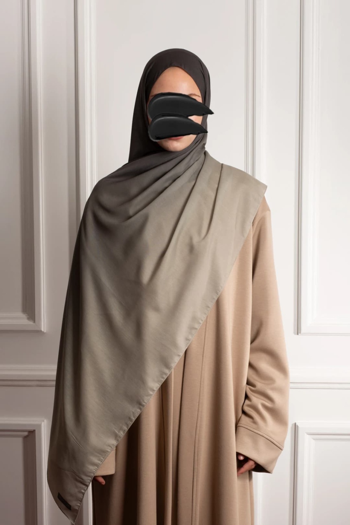 Degrade Soft Shawl - Khaki
