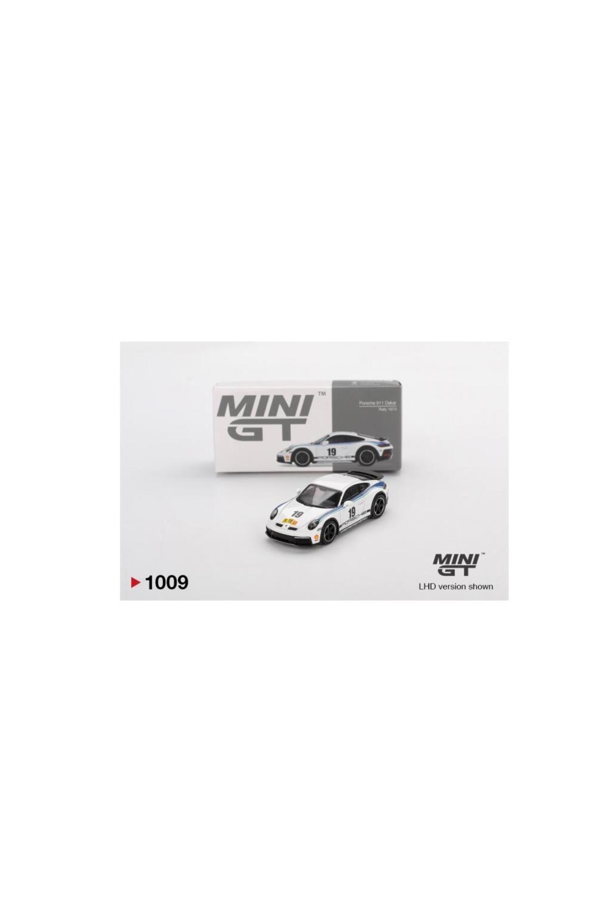 mini gt 1009 BL Porsche 911 Dakar Rallisi 1974 1/64 Model Araba
