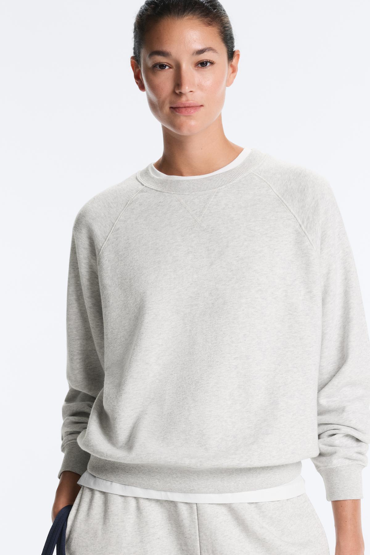Oysho  Bisiklet yaka melanj sweatshirt - Görsel 4