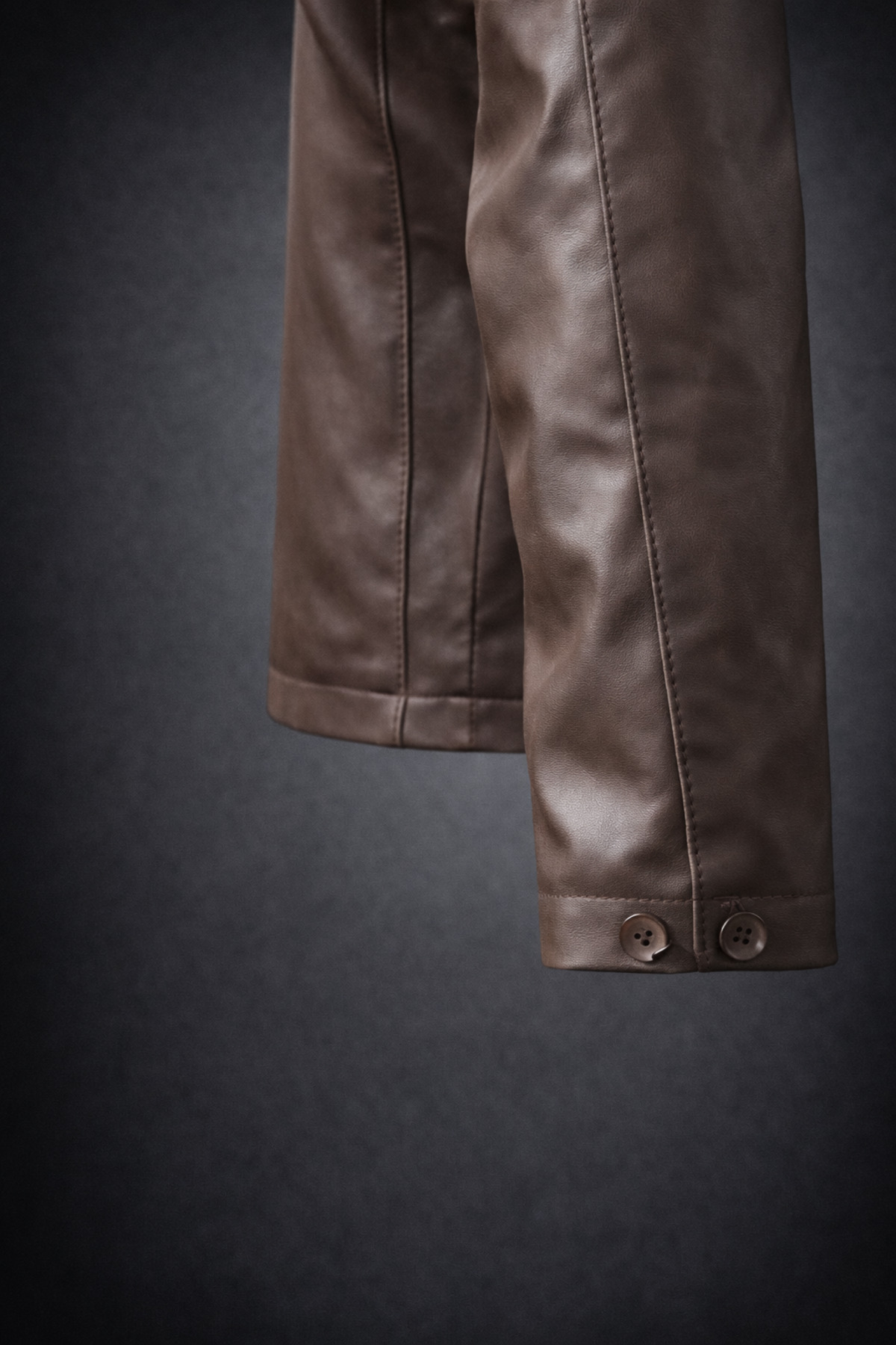 Boymen  Siyah Erkek Deri Ceket Mevsimlik ceket old money deri ceket - Görsel 3