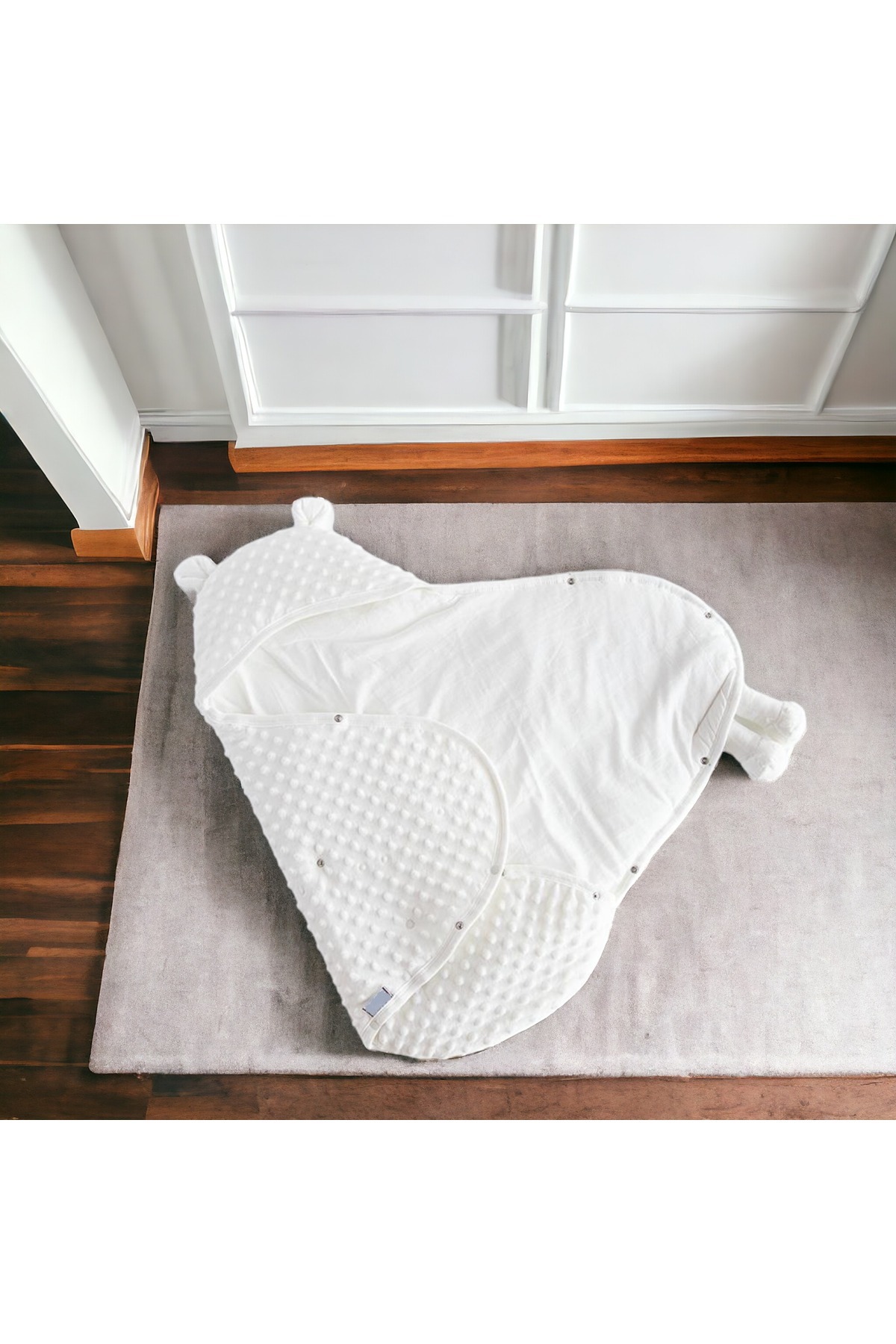 Pimadyo Büyük Doğum Seti (Hastane Çıkışı, Omuz ve Sırt Çantası, Çıtçıtlı Nohut Kundak) fotoğrafı 3 (önizleme)