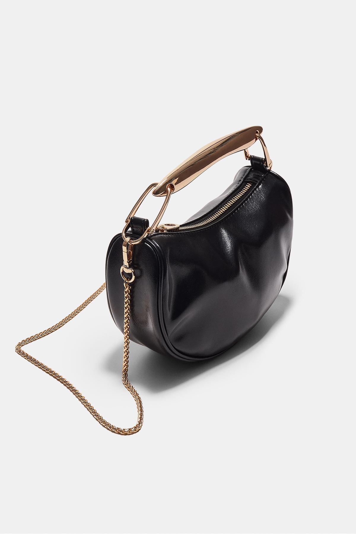 Stradivarius Metal saplı mini çanta - Fiyatı, Yorumları