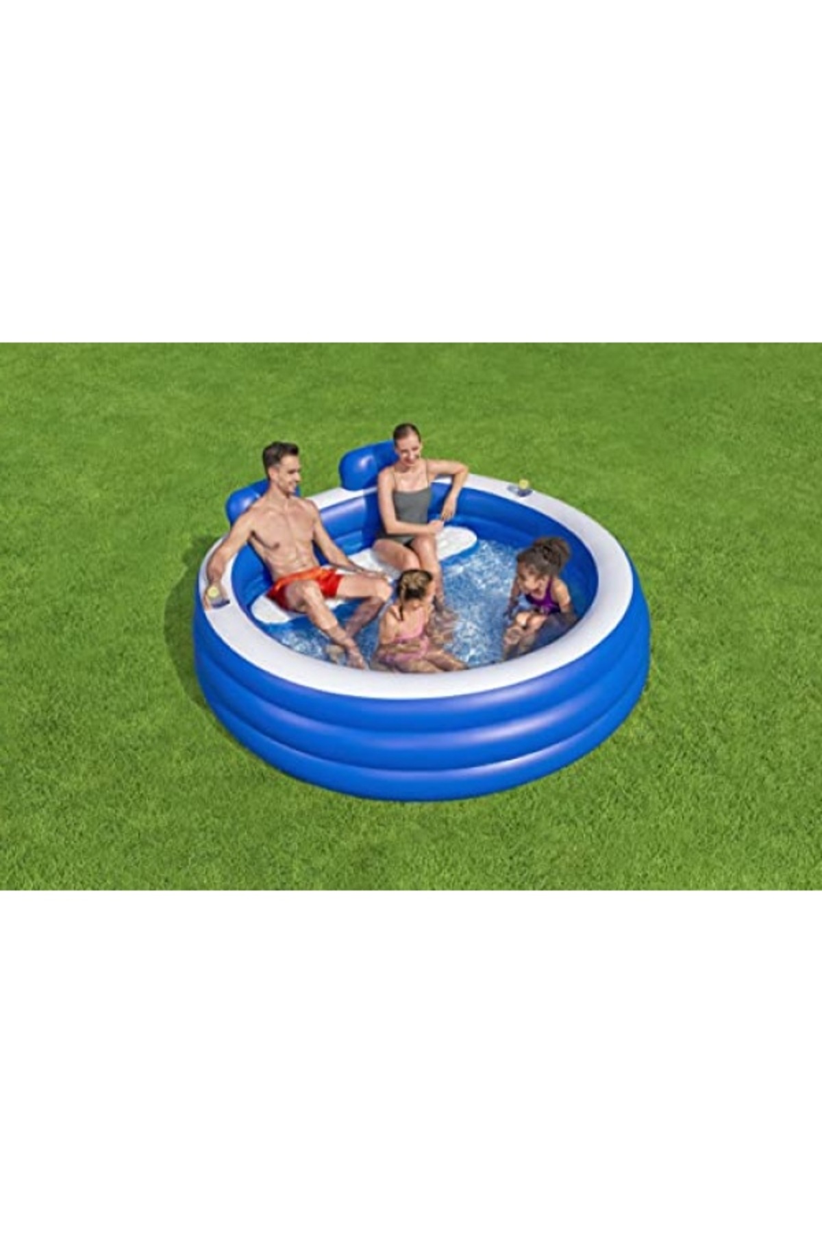markentegra Aile Kullanımına Uygun 2,31 m x 2,19 m x 79 cm Şişirilebilir Havuz fotoğrafı 2 (önizleme)