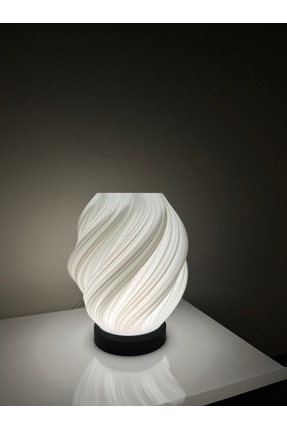 VEMİA Modern Spiral USB LED Masa Lambası | Dekoratif Ortam Aydınlatma & Şık G...