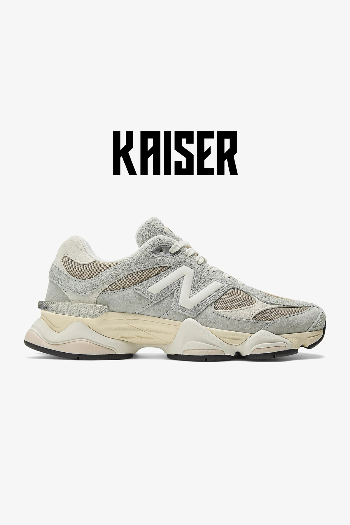 کفش کتانی خاکستری یونیسکس 'لون استار گری استون وار' 9060 نیو بالانس کفش اسنیکر New Balance