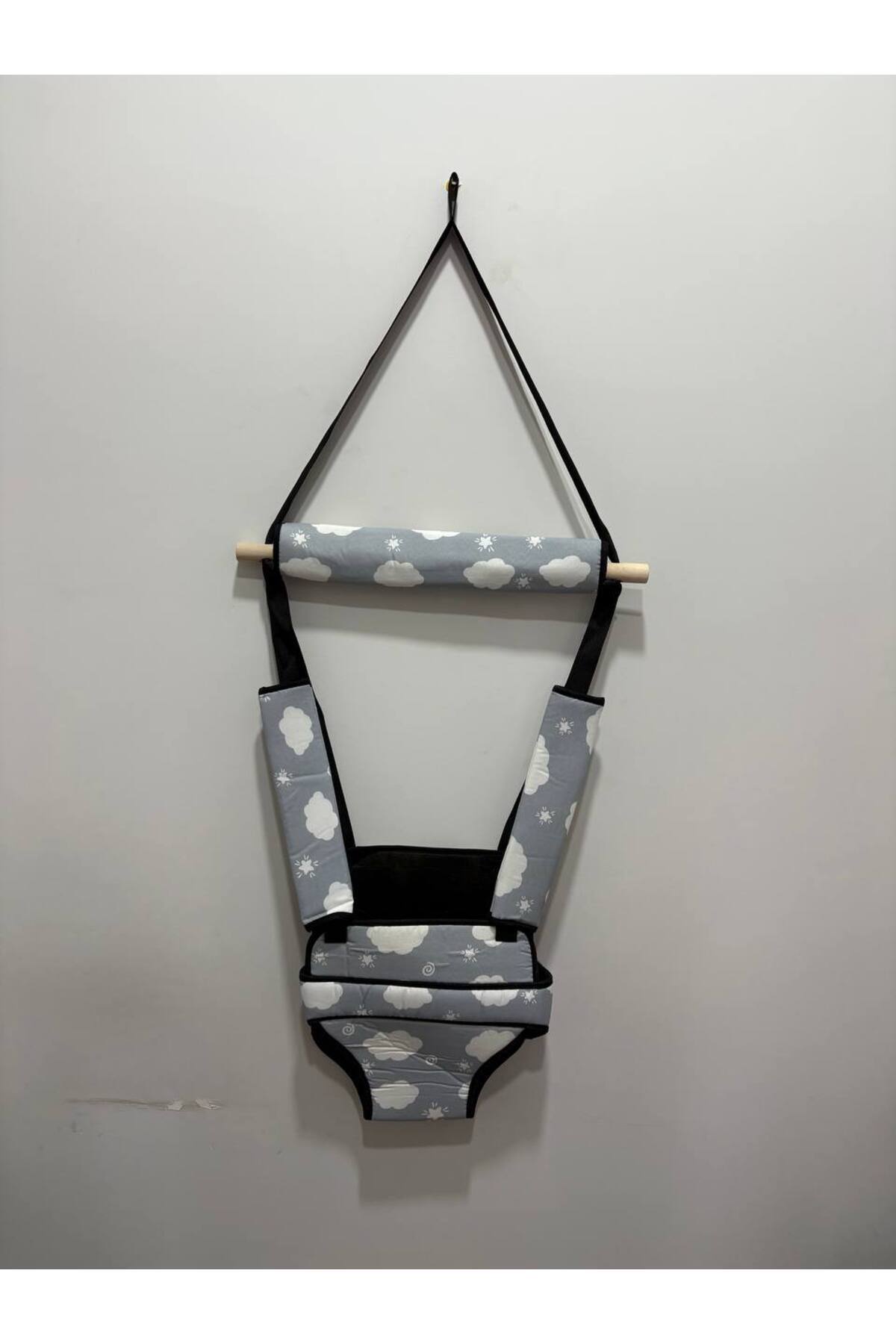 Cozibo Hoppala Zıpzıp Yüz Korumalı Kanguru, Yaylı Denge Bebek Yürüteci Doğal Ahşap fotoğrafı 3 (önizleme)