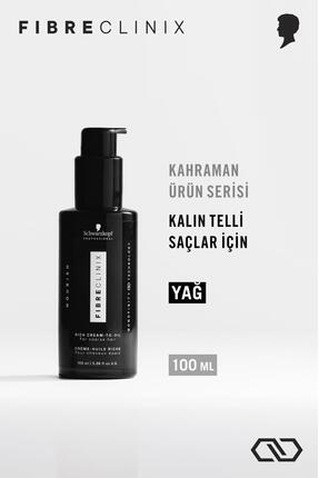 Fibre Clinix Kalın Telli Saçlar İçin Onarım Yağı 100ml | Rich Cream-to-Oil