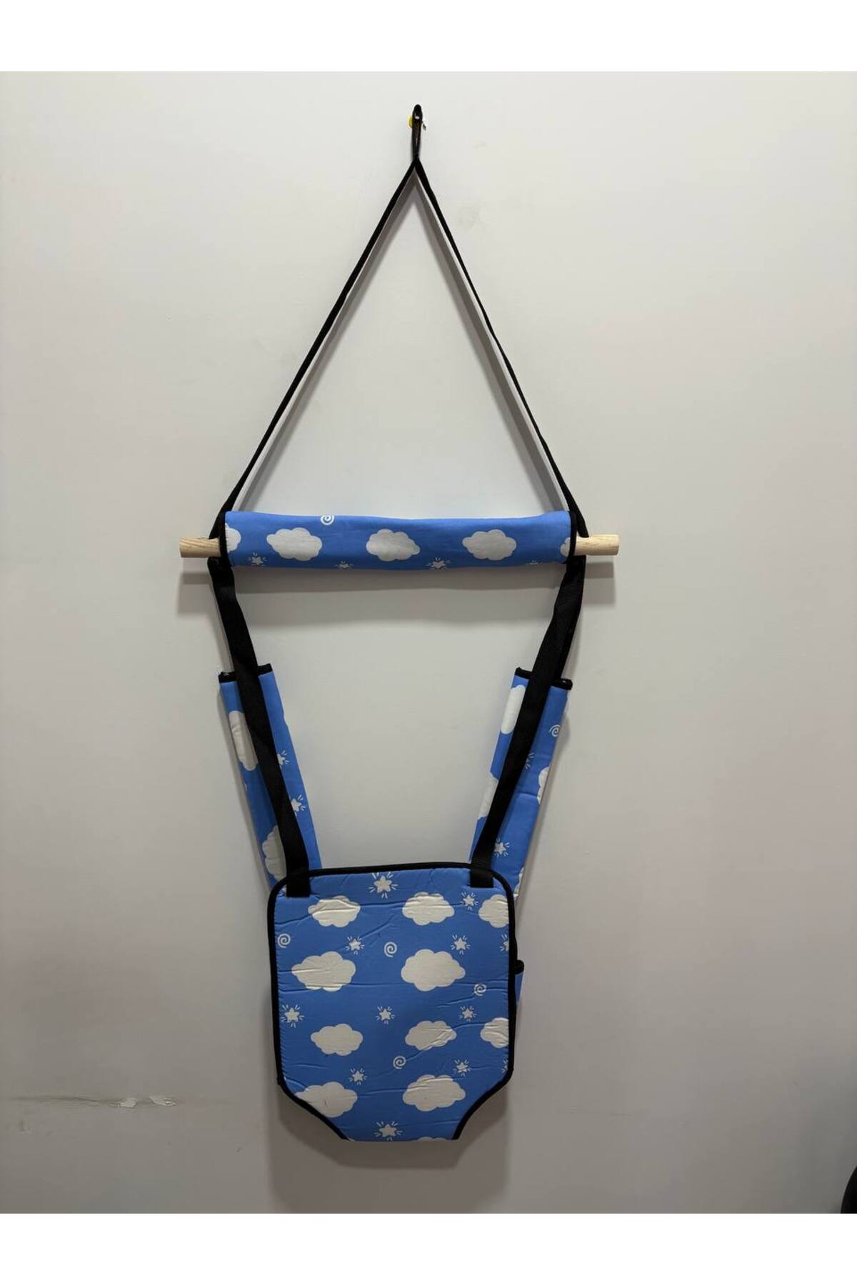 Cozibo Hoppala Zıpzıp Yüz Korumalı Kanguru, Yaylı Denge Bebek Yürüteci Doğal Ahşap fotoğrafı 2 (önizleme)