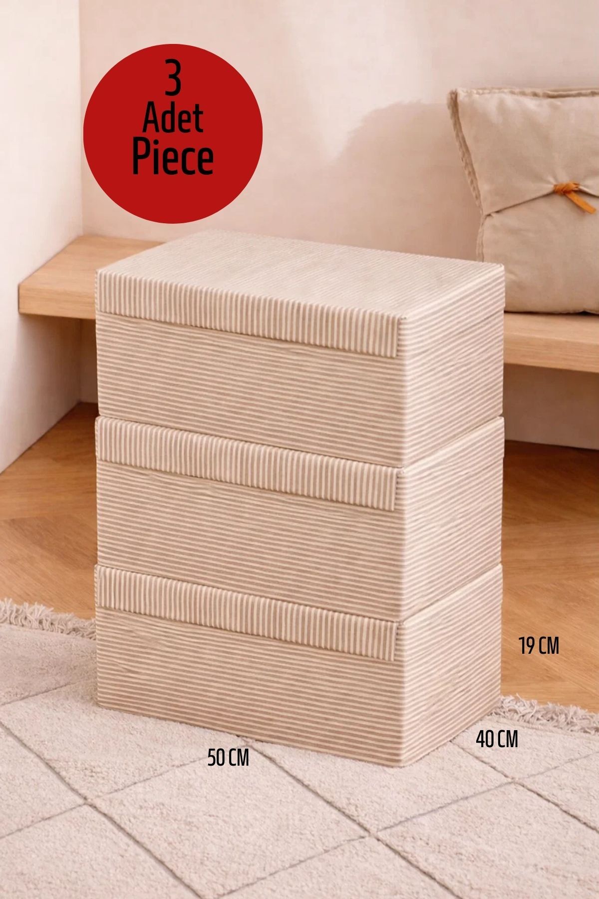 3 Pieces Multipurpose Under Base Clothes & Sweater Box Hurts