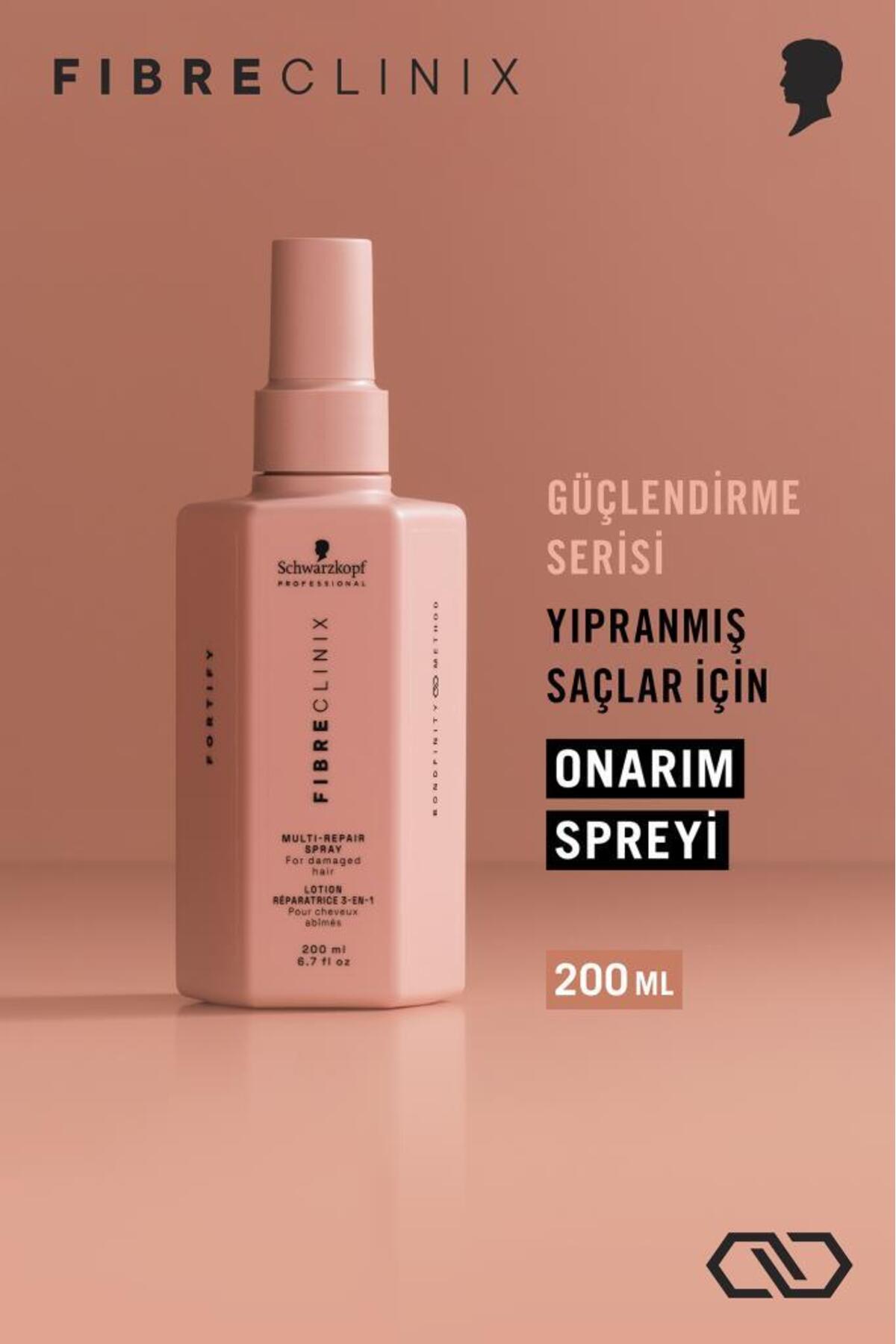 Fibre Clinix Yıpranmış Saçlar İçin Çok Yönlü Onarım Spreyi 200ml | İşlem Görmüş Saçlar — 4067971068442
