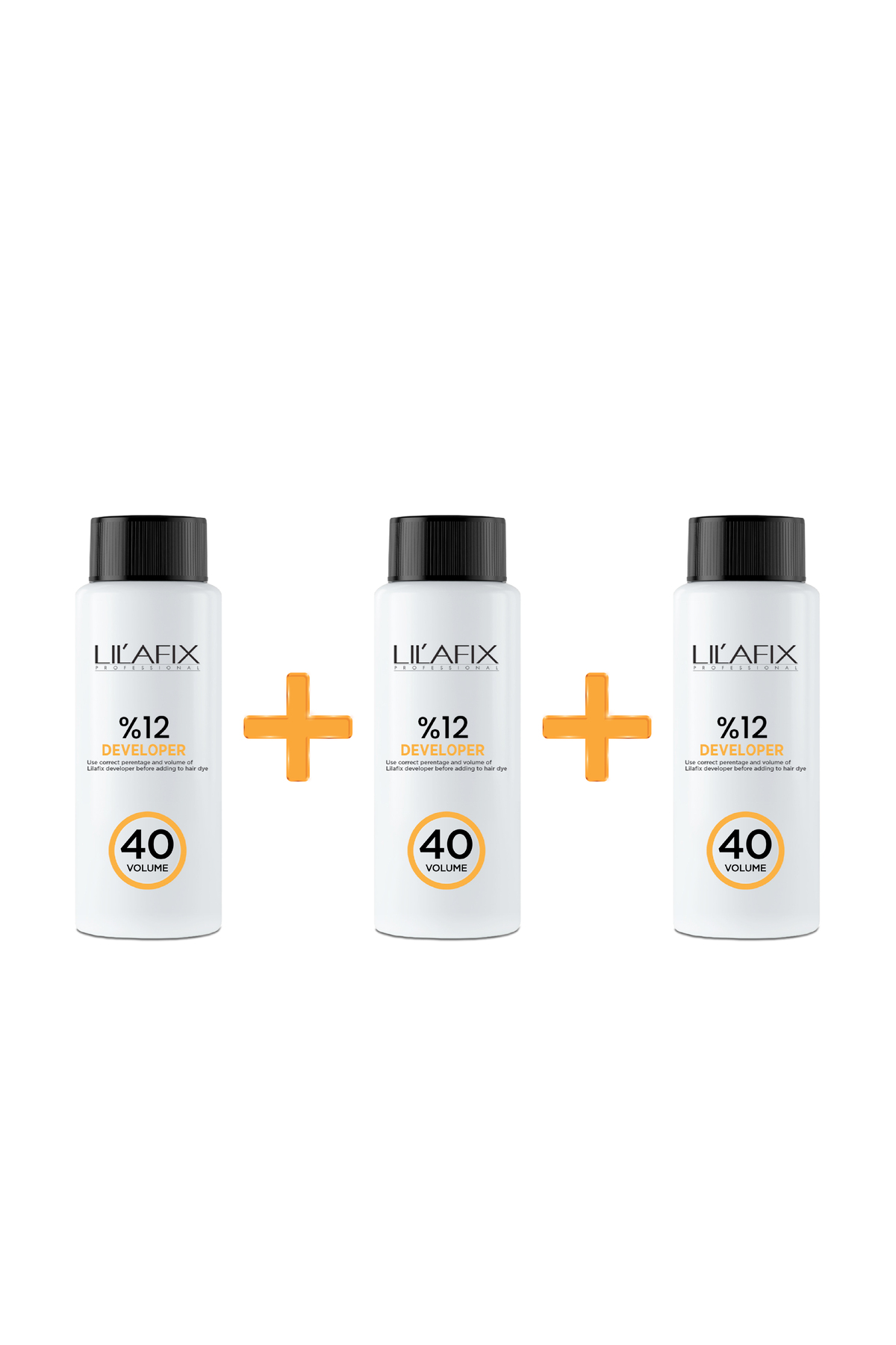 Lilafix Professional Lilafix 3'lü Paket 40V Oksidan Krem %12 Developer 60 ml — oksidan60mlc3lü